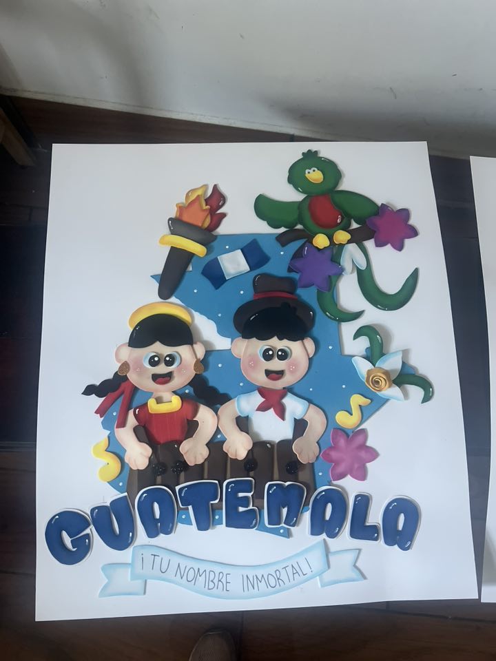 Trabajo realizado por Material Educativo - Figuras en Foamy