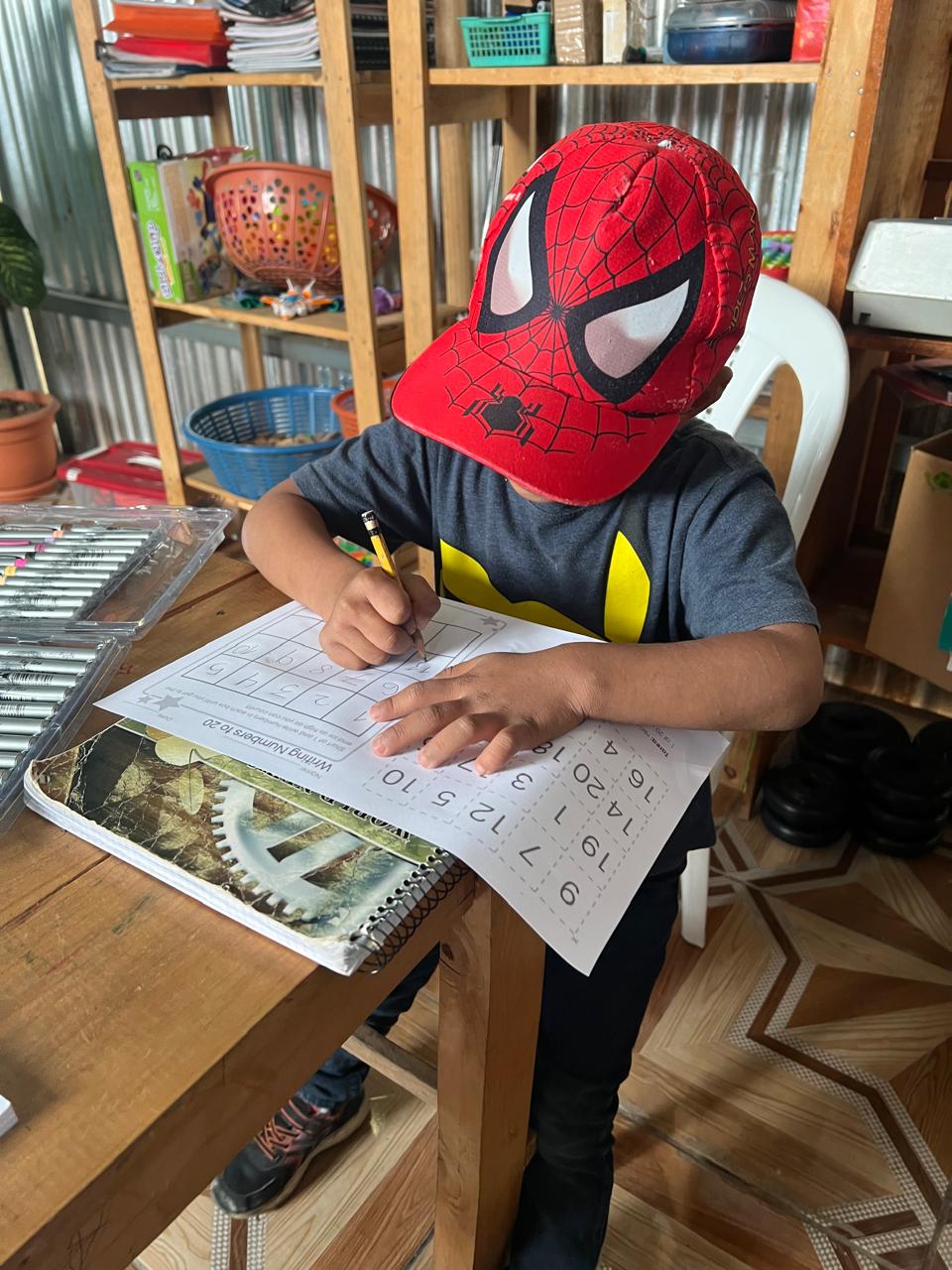 Ejercicios de escritura y caligrafía