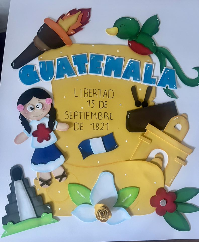 Trabajo realizado por Material Educativo - Figuras en Foamy