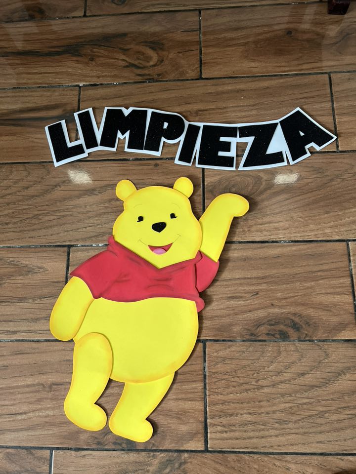 Figuras de foamy - Oso Winnie Pooh